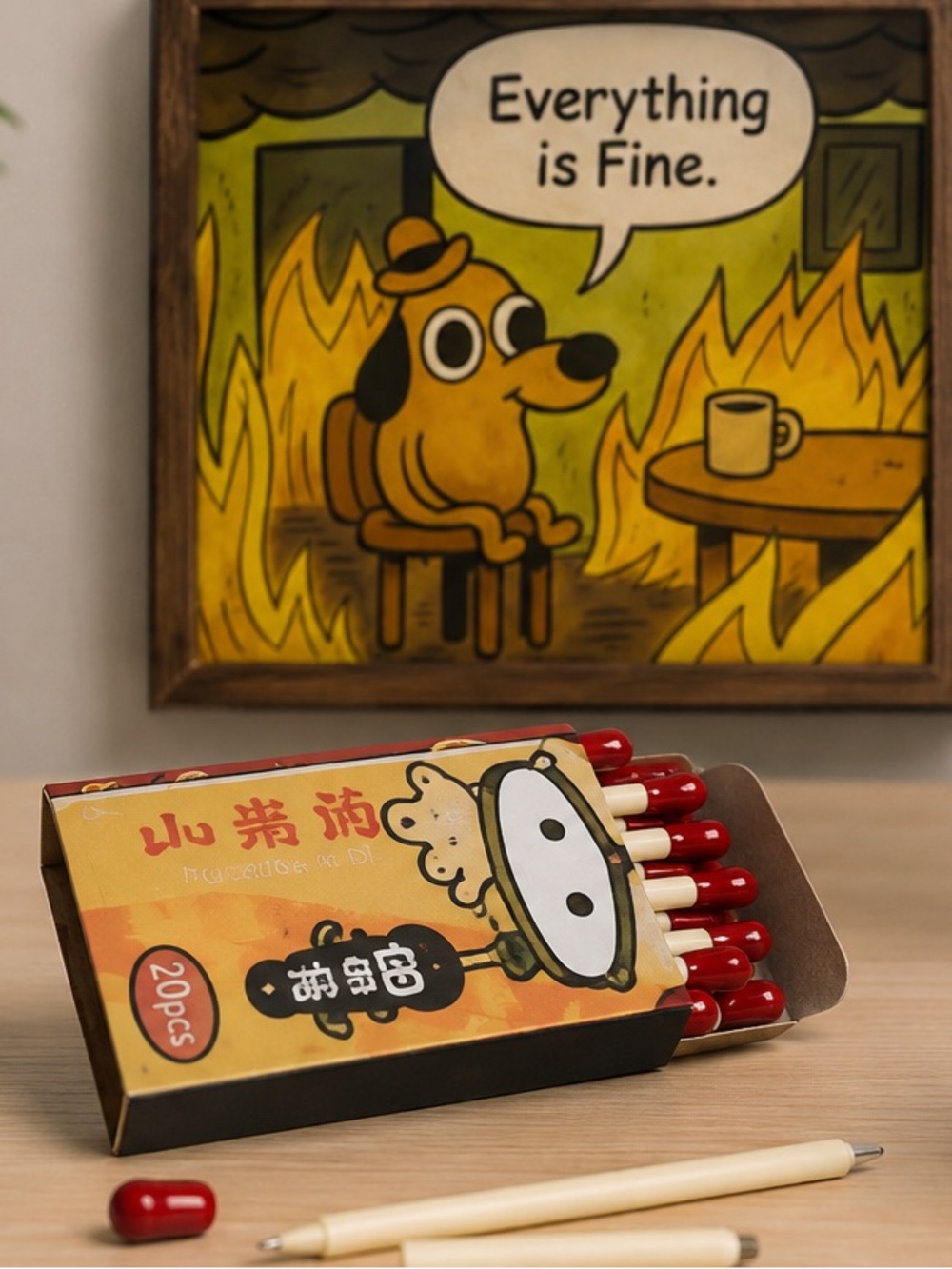 Strike Up Some Fun – Novelty Matchstick Pens, Box of 20